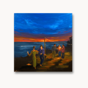 Friends At Sunset - SOLD